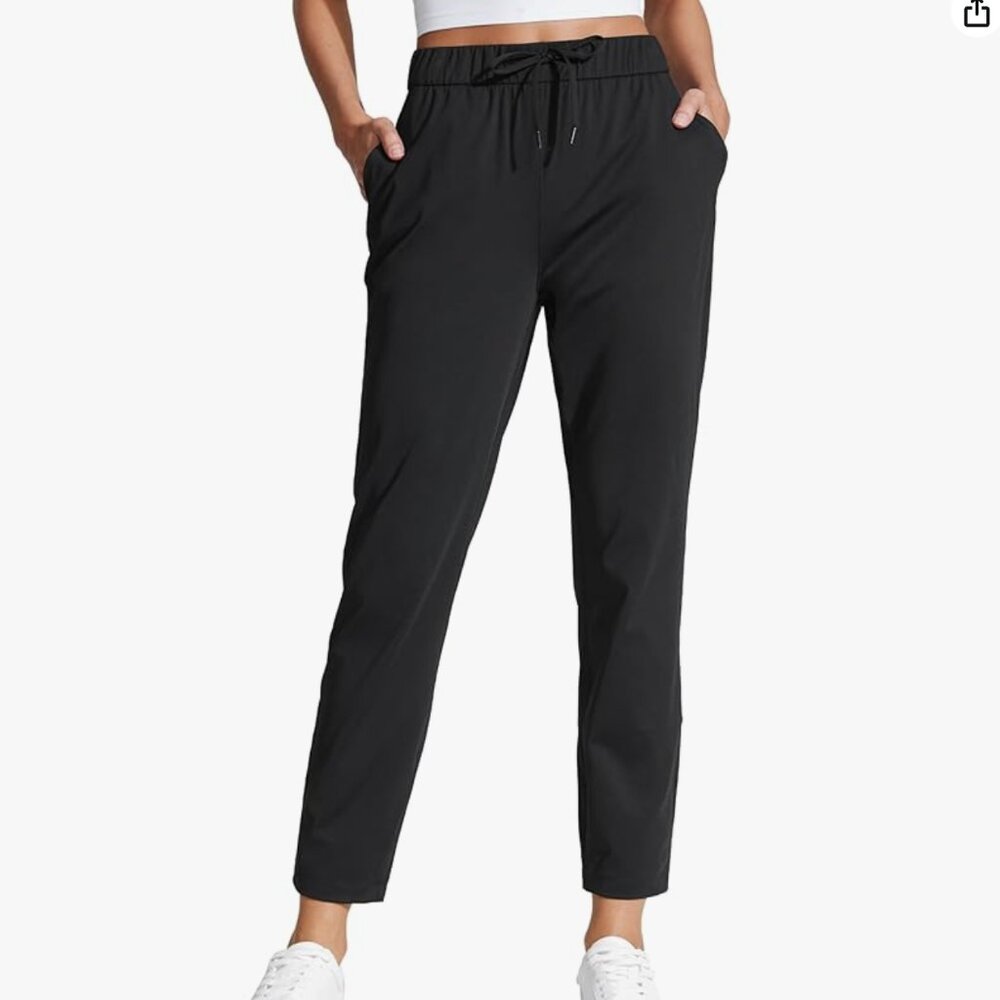 CRZ YOGA 4-Way Stretch Ankle Golf Pants for Women 27"